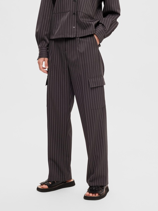Produktbild Selected Femme Nadelstreifen Cargohose (36)