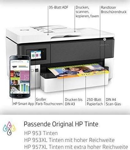 Productafbeelding HP OfficeJet Pro 7720 (Inktpatroon, Kleur)