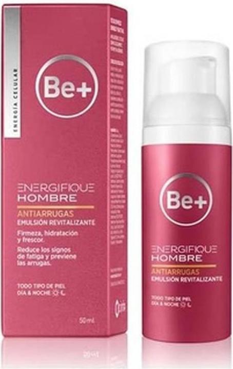 Actual product image be quiet! Be+ Be Energifique Anti-Wrinkle Emulsion For Men 50ml (Suntan cream, 50 ml)