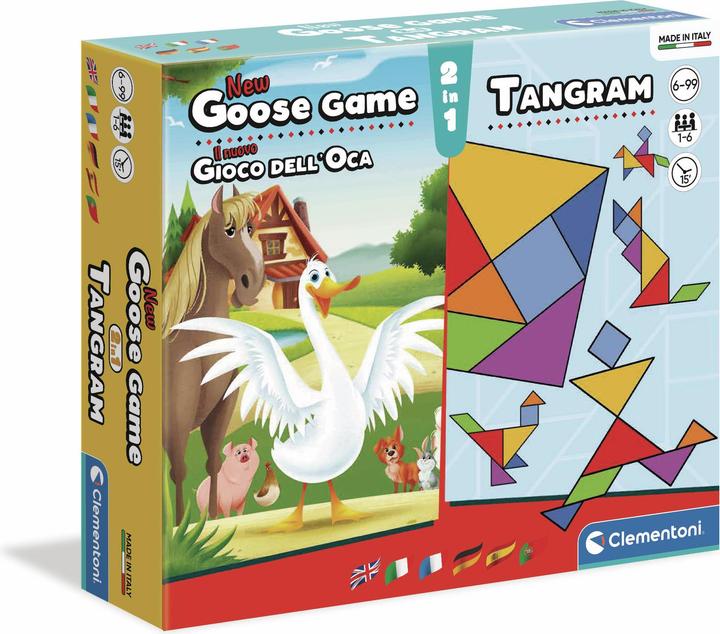 Actual product image Clementoni Game of the Goose & Tangram (1 - 6 Players)