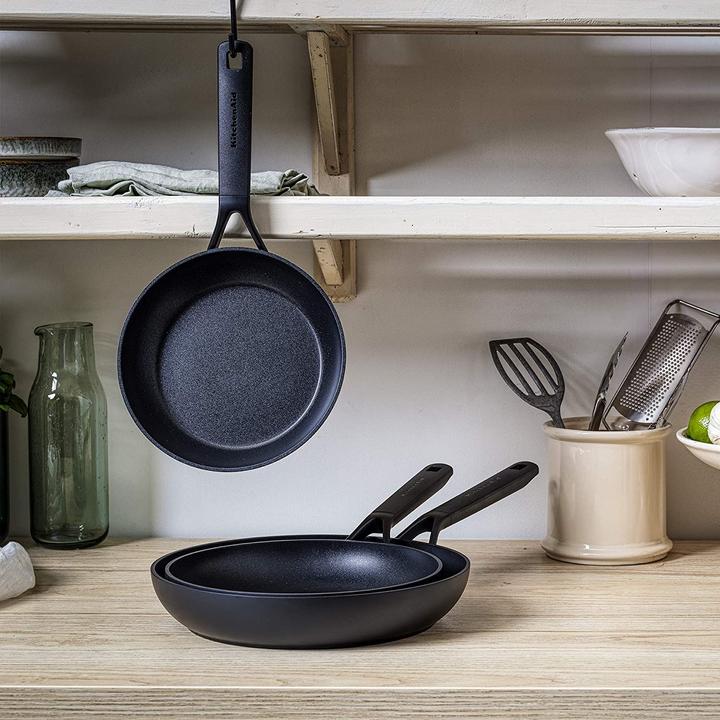 Produktbild KitchenAid Bratpfannen-Set 24cm & 28cm (29 cm, Pfannenset + Topfset)