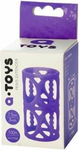 Actual product image Toyfa A-TOYS, Penishülse, Silikon, Lila, 7,5 cm