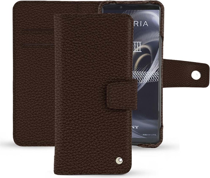 Actual product image Noreve Leather wallet with horizontal flap (Sony Xperia 5 III)