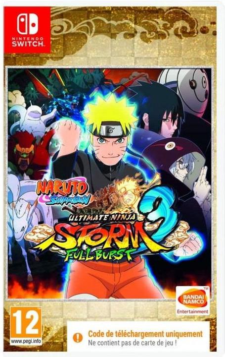 Actual product image Bandai Namco Naruto Ultimate Ninja Storm 3 Full Burst (Code in a Box) (GB) (Switch, Switch Lite, Switch OLED, EN)