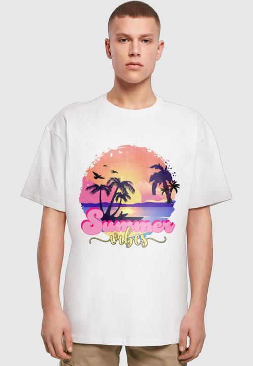 Produktbild Merchcode Summer Vibes Sunset Heavy Oversized Tee - 117175 (M)