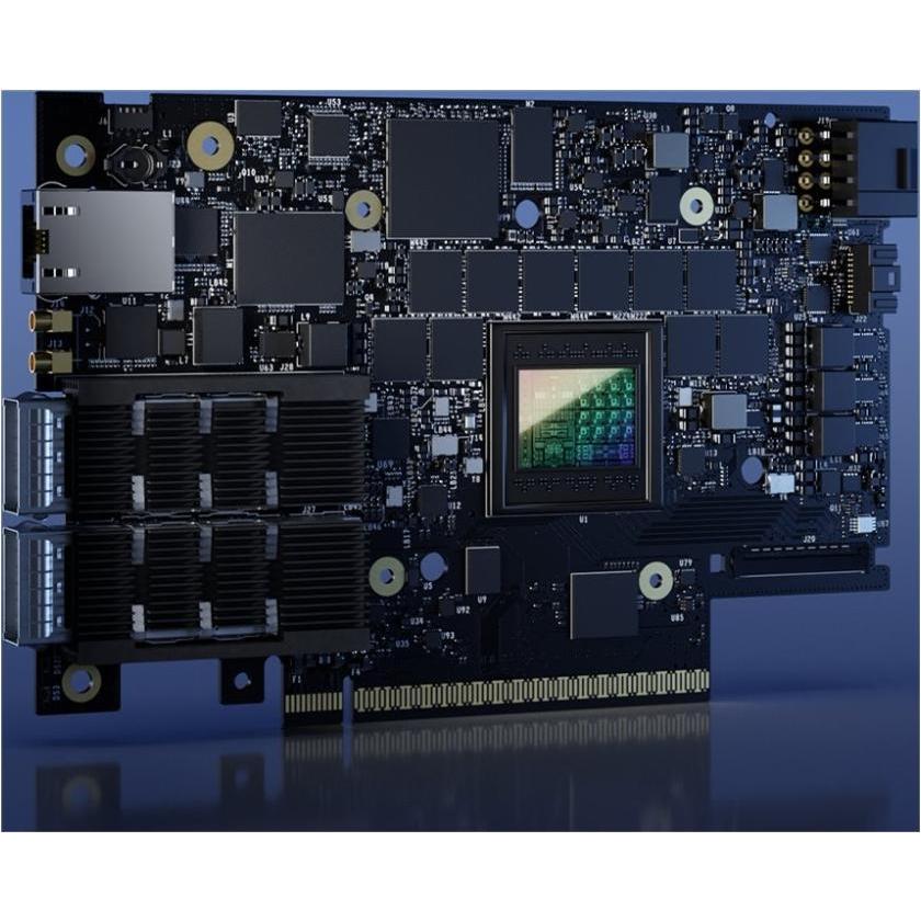 NVIDIA BlueField-3 B3220 P-Series FHHL D (PCI Express 5.0), Netzwerkkarte, Schwarz