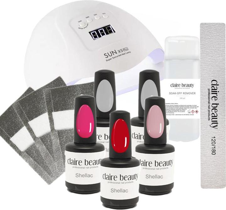 Image du produit Claire Beauty Shellac Starter Set (Set de manucure)