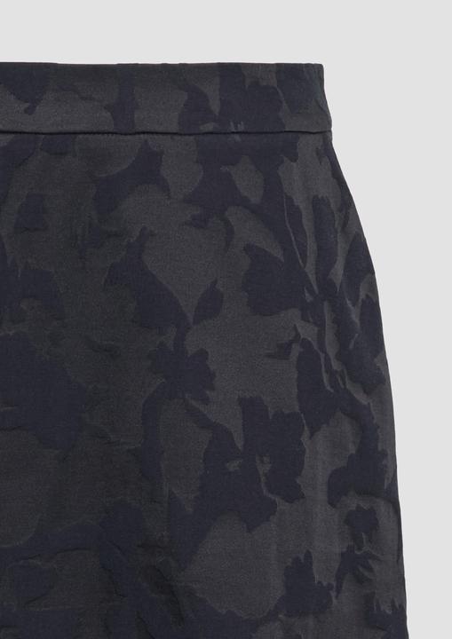 Image du produit Comma Rock Ausgestellter Midi-Rock mit Eingrifftaschen aus Jacquard (32)