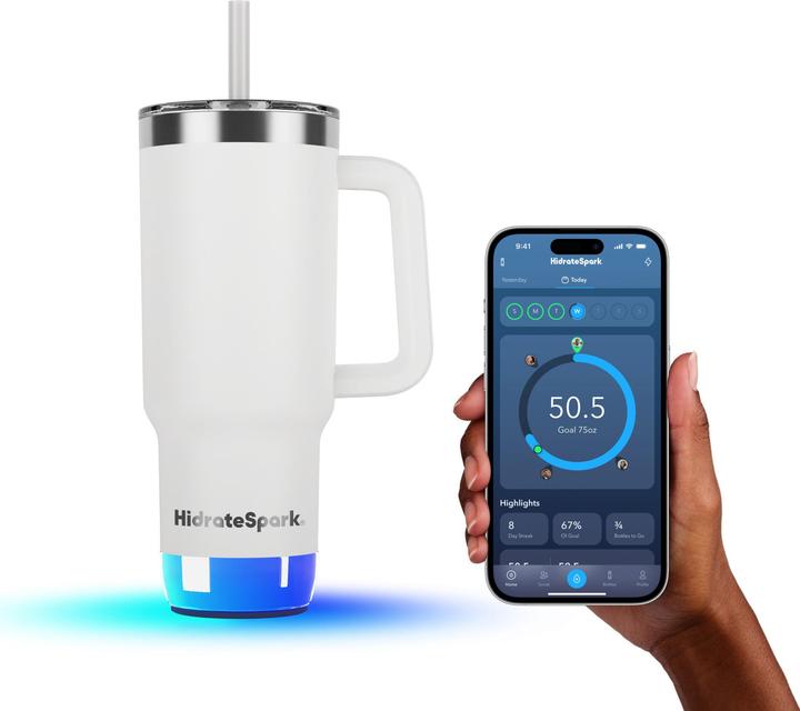 Actual product image HidrateSpark PRO 2 - 30oz Tumbler - White (0.89 l)