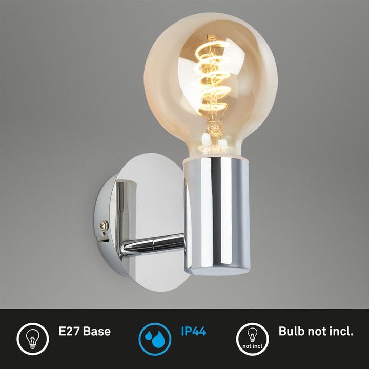 Immagine prodotto Briloner Applique da bagno, cromo, 1xE27/max. 10W escl. (E27)