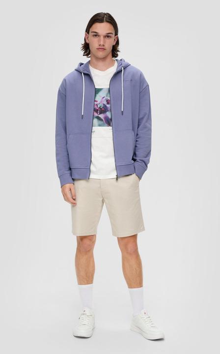 Produktbild s.Oliver Sweatshirt Jacke Sweatshirt-Jacke mit Kapuze (M)