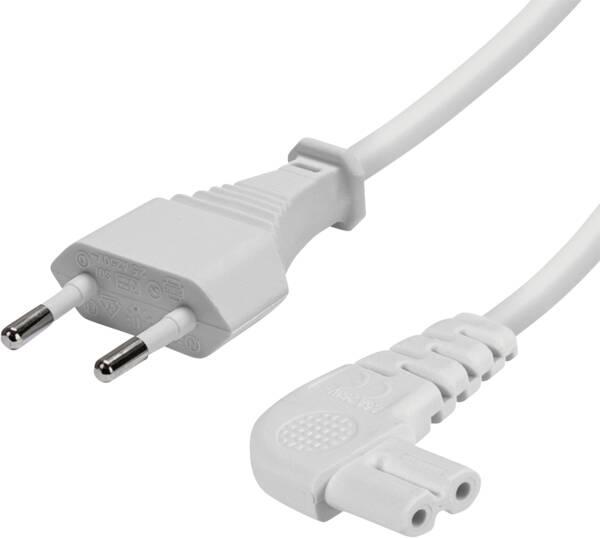 Produktbild Vivanco Euro Netzanschlussleitung gewinkelt, 2m (2 m)