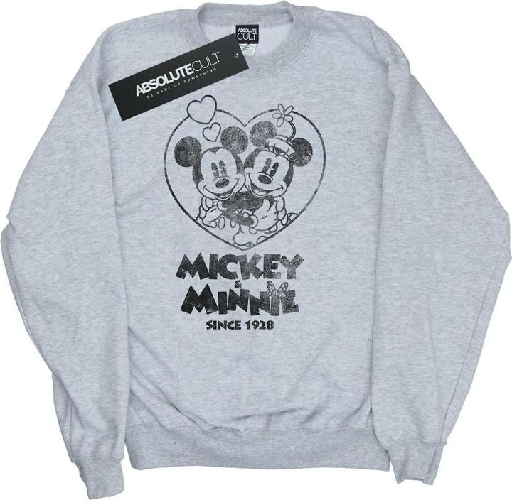 Immagine prodotto Disney Mickey And Minnie Mouse Since 1928 Felpa Donna (L)