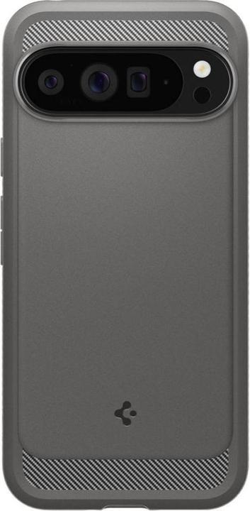 Actual product image Spigen Rugged Armor Case for Google Pixel 9 Pro XL Gray Marble (Google Pixel 9 Pro XL)