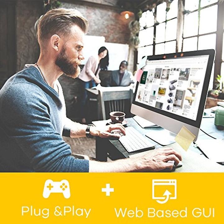 Produktbild Zyxel GS1200-8HP: 8Port-PoE+-Switch, V2 (8 Ports)