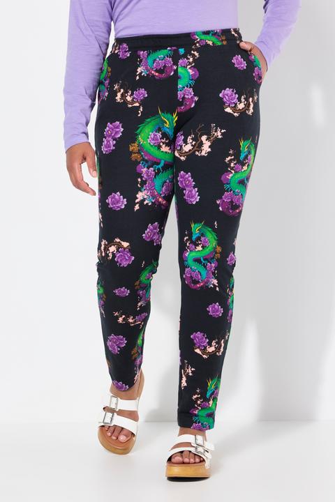 Image du produit Angel of Style Jogginghose, Drachen-Muster, Elastikbund (48)
