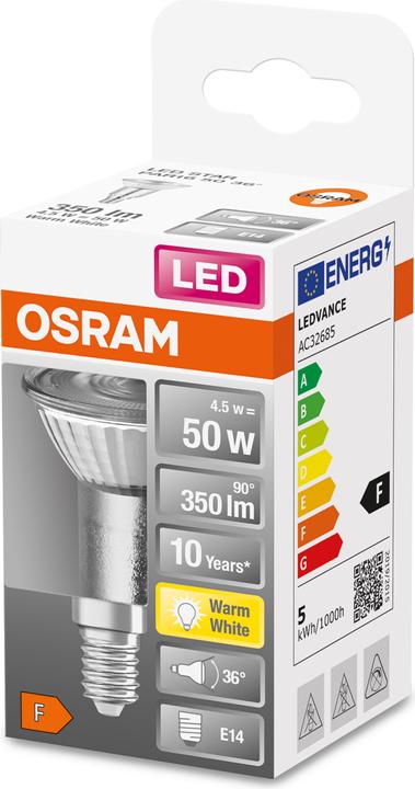 Produktbild Osram Led Star Par16 (E14, 50 W, 350 lm, 1 x, F)