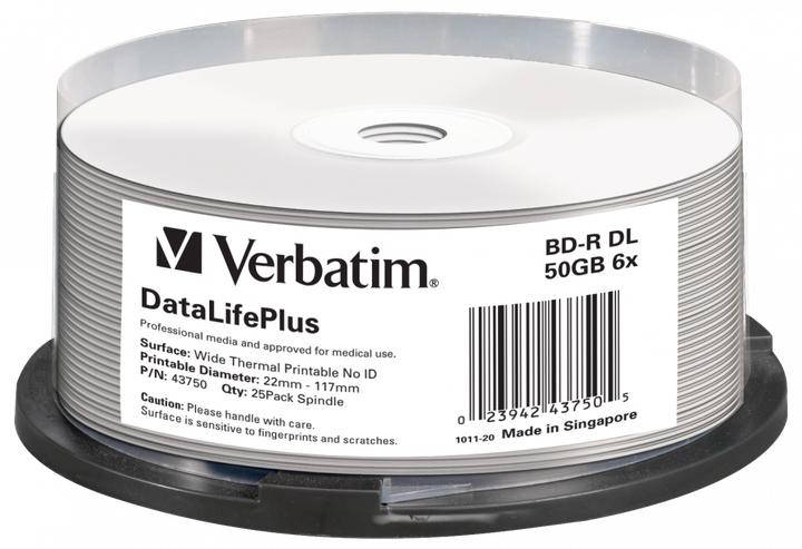 Produktbild Verbatim Bd-R dl (25 x)