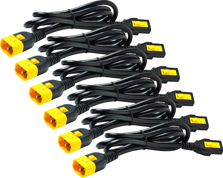 APC Power cable set lockable, 6 pieces