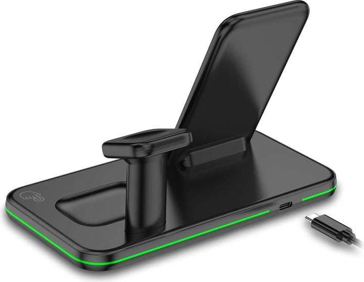 Immagine prodotto Mobix V5 - Caricabatterie wireless 3-in-1 da 15W (15 W)