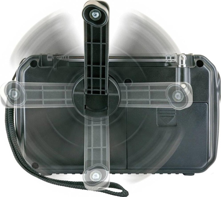 Actual product image Schwaiger Solar Crank Radio with LED Light (AM, FM)