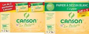 Image du produit Canson Papier à dessin "C"... Grain, DIN A4, set de 2 pièces (A4)
