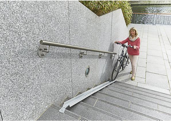 Produktbild Mottez Fahrradrampe für Treppen