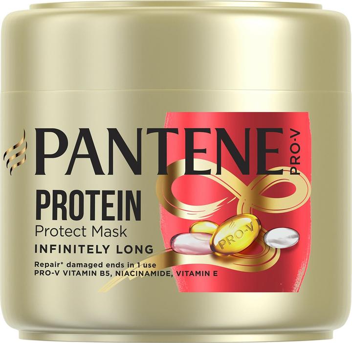 Pantene Pro-V Infinitely Long Keratin Hair Mask - 300 ml, for Damaged and Dry Hair (300 ml)