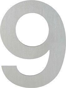Magni Numero civico 9 in acciaio inox