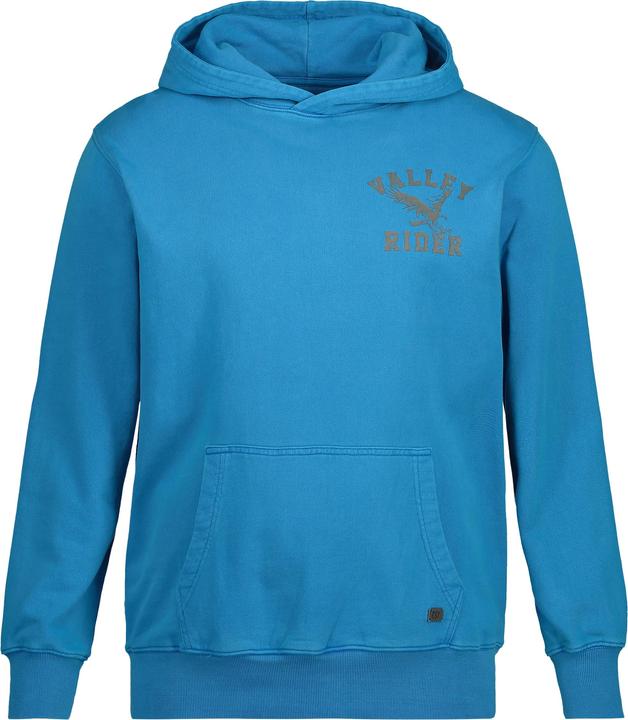 Actual product image JP1880 Hoodie, vintage look, hood, chest print, up to 8 XL (XL)
