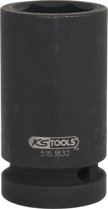 Actual product image KS Tools 1" power socket long (32 mm)