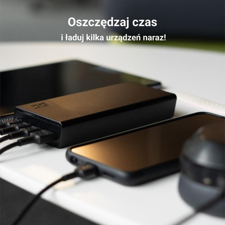 Actual product image GreenCell PBGC03S power bank Lithium Polymer (LiPo) Black (20000 mAh, 18 W)