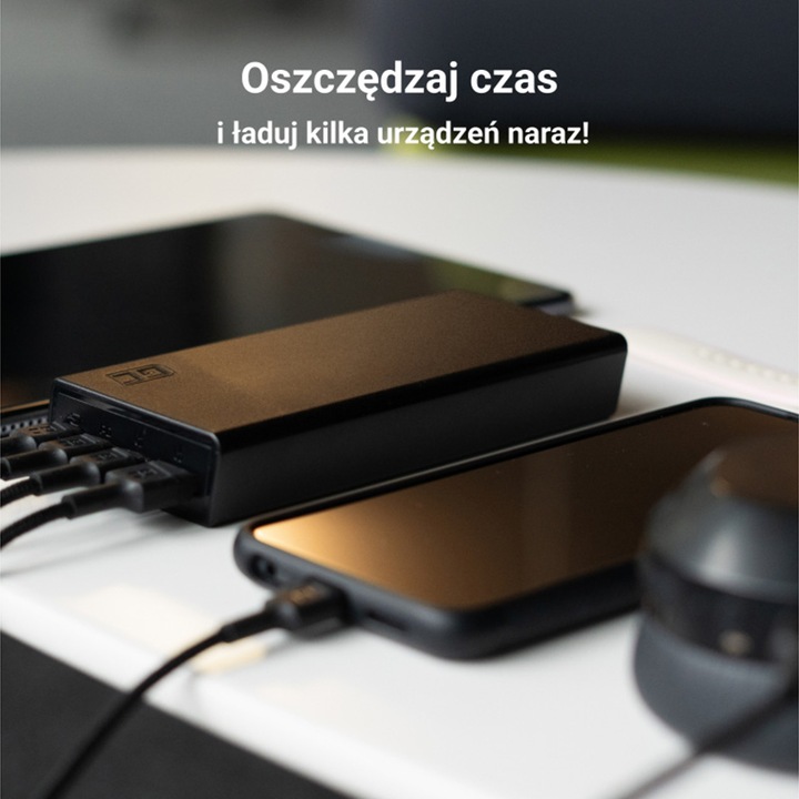 Actual product image GreenCell PBGC03S power bank Lithium Polymer (LiPo) Black (20000 mAh)