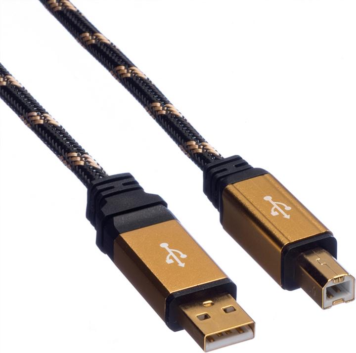 Actual product image Roline GOLD USB cable (1.80 m, USB 2.0)