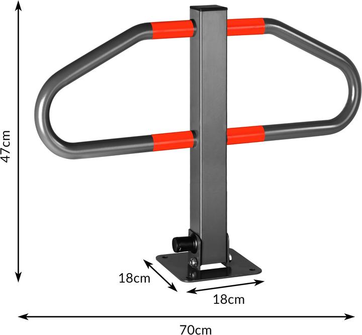 Actual product image Monzana Parking barrier
