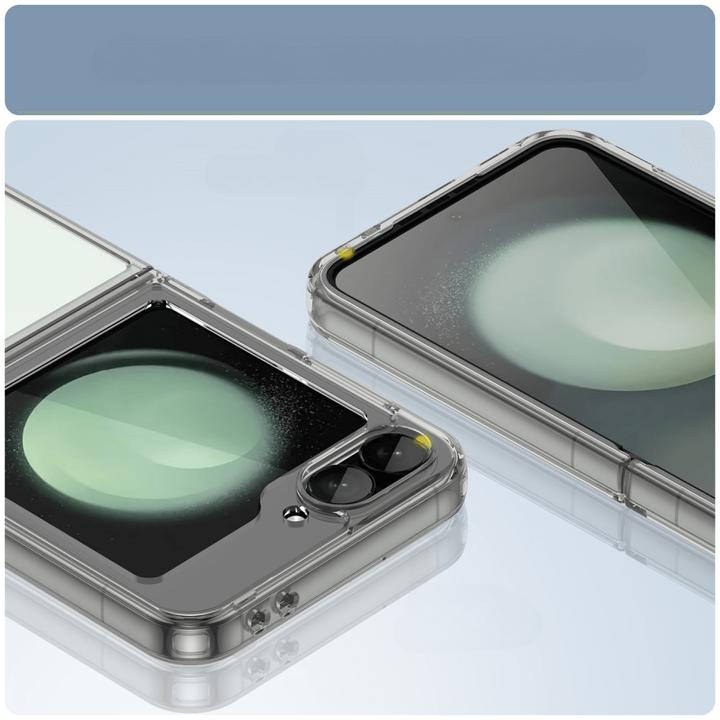Produktbild Cover-Discount Galaxy Z Flip6 - Schützende Acryl-Handyhülle mit erhöhtem Rand (Samsung Galaxy Z Flip6)