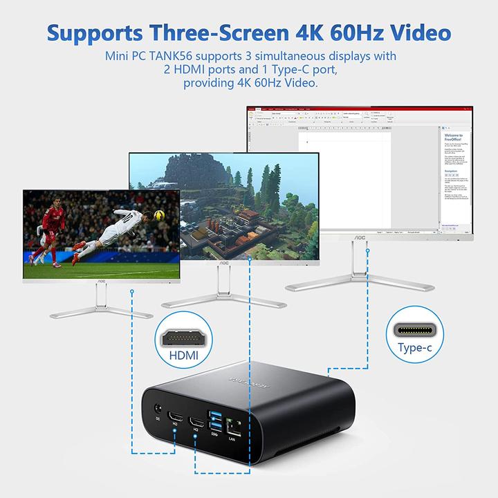 Produktbild Aerofara Tank56 Mini-PC