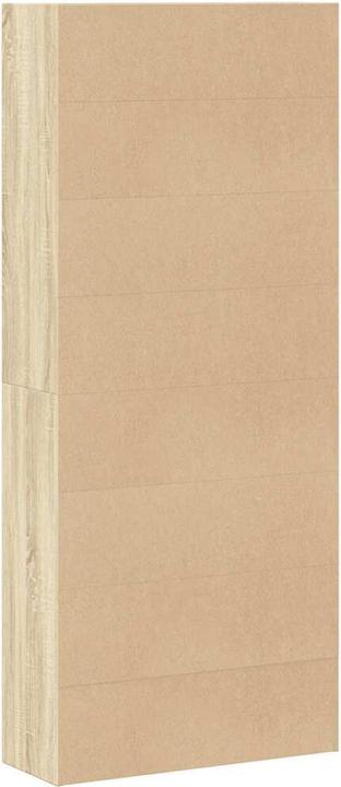 Produktbild vidaXL Bücherregal Bücherschrank Standregal Raumteiler Büroregal Sonoma-Eiche (80 x 30 x 189 cm)