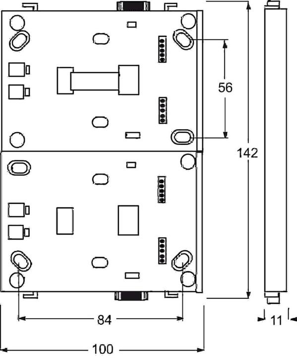 Actual product image Busch-Jaeger Base support, 2-gang KNX/EIB