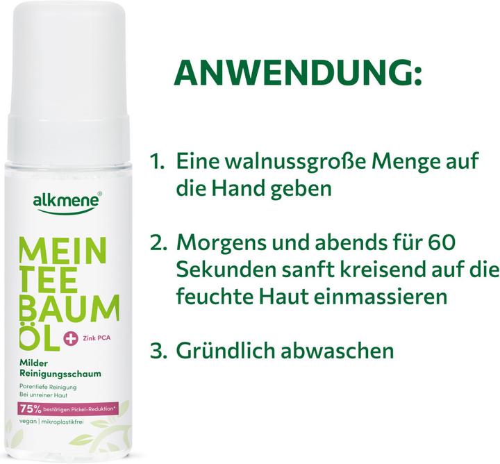 Actual product image Alkmene Mild cleansing foam (Cleansing Foam, 150 ml)