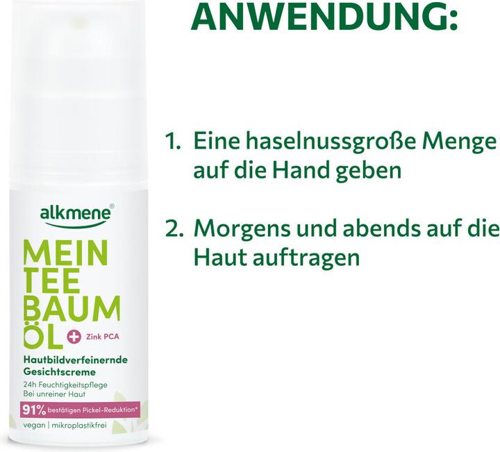 Actual product image Alkmene Skin Refining Face Cream (50 ml, 24h cream, Up to SPF 10)