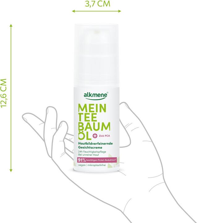 Actual product image Alkmene Skin Refining Face Cream (50 ml, 24h cream, Up to SPF 10)