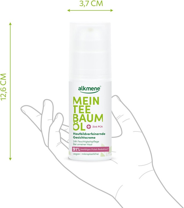Actual product image Alkmene Skin Refining Face Cream (50 ml, 24h cream, Up to SPF 10)