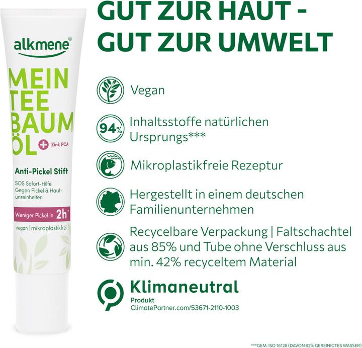 Actual product image Alkmene Anti-pimple stick (15 ml)