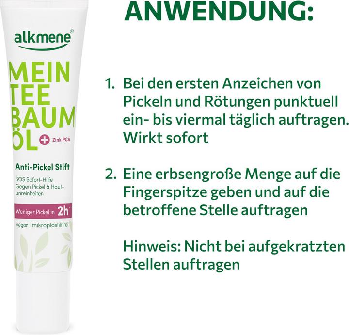 Actual product image Alkmene Anti-pimple stick (15 ml)
