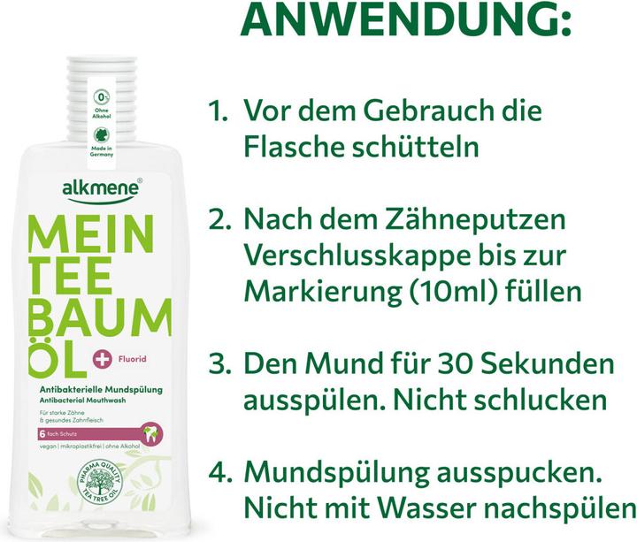 Image du produit Alkmene Antibactérien (500 ml, Bains de bouche)