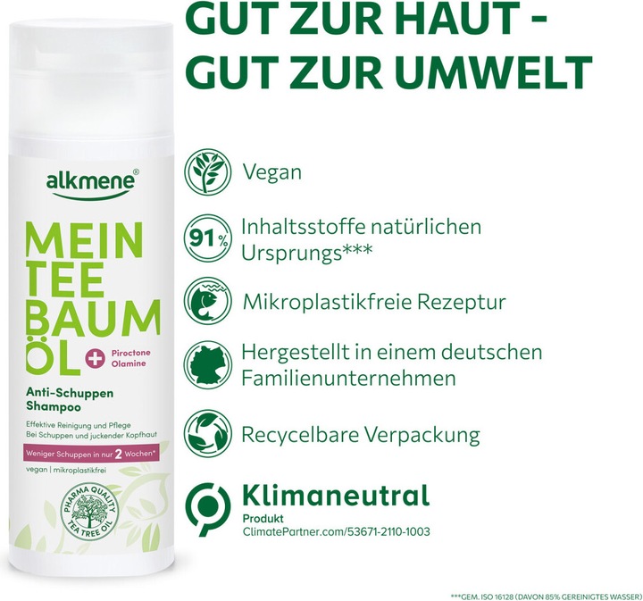 Produktbild Alkmene Anti-Schuppen (200 ml, Flüssiges Shampoo)