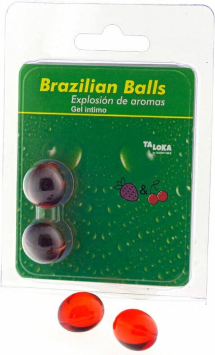 Productafbeelding Taloka 2 Brazilian Balletjes Aardbei & Kers Intieme Gel