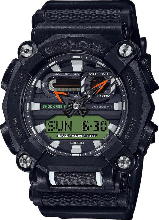 Actual product image Casio G-Shock Classic GA-900E-1A3ER (Digital watch, Analogue wristwatch, Chronograph, 52.80 mm)