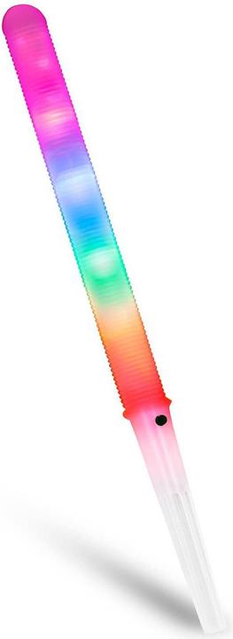 Actual product image Royal Catering LED Cotton Candy Sticks - 7 modes - BPA-free plastic - batteries included - 100 pcs